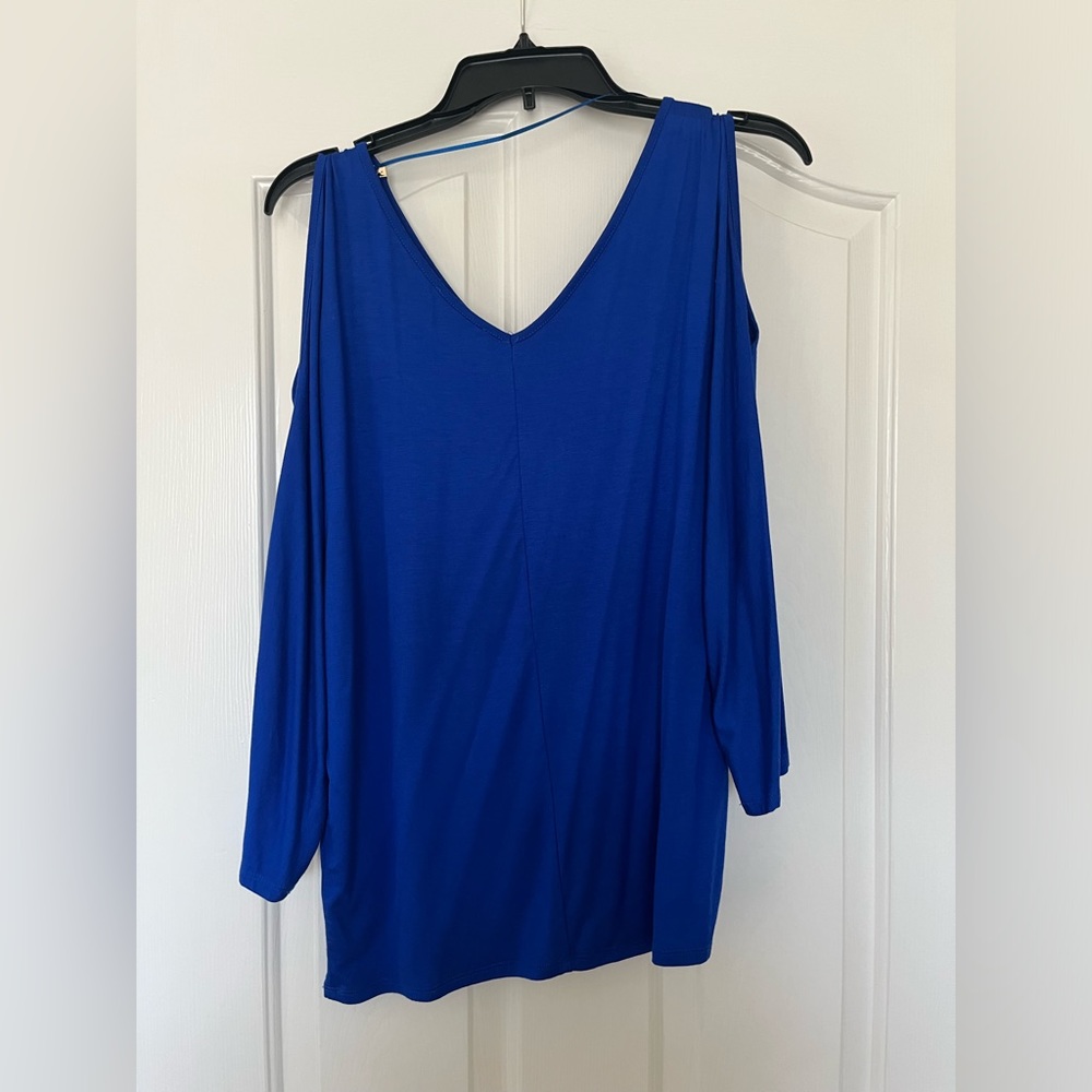 Dressy Blue Top